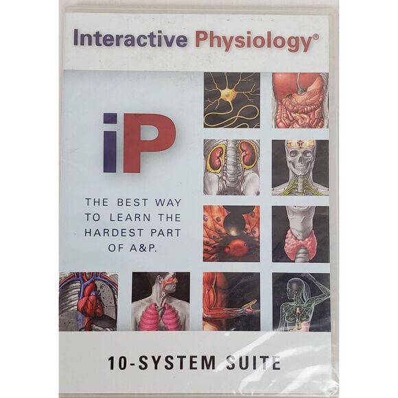 INTERACTIVE PHYSIOLOGY - 10 System Suite CD-ROM Windows MACINTOSH [Medical Study - Picture 1 of 3